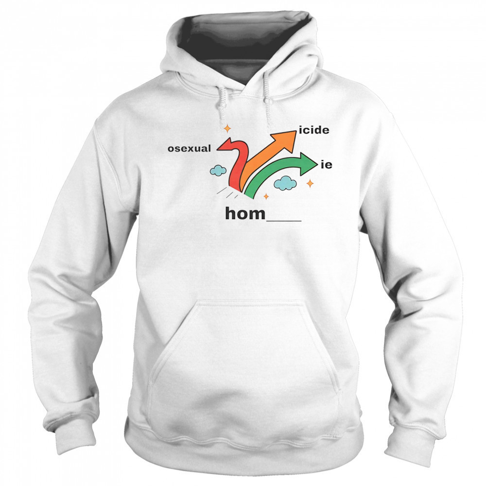 Homosexual homicide homie shirt Hoodie