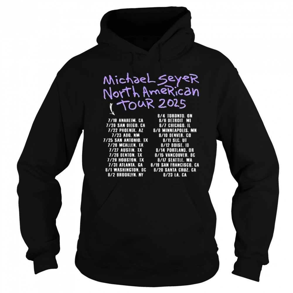 I’m With Michael Seyer Fan North American Tour 2025 Shirt Hoodie