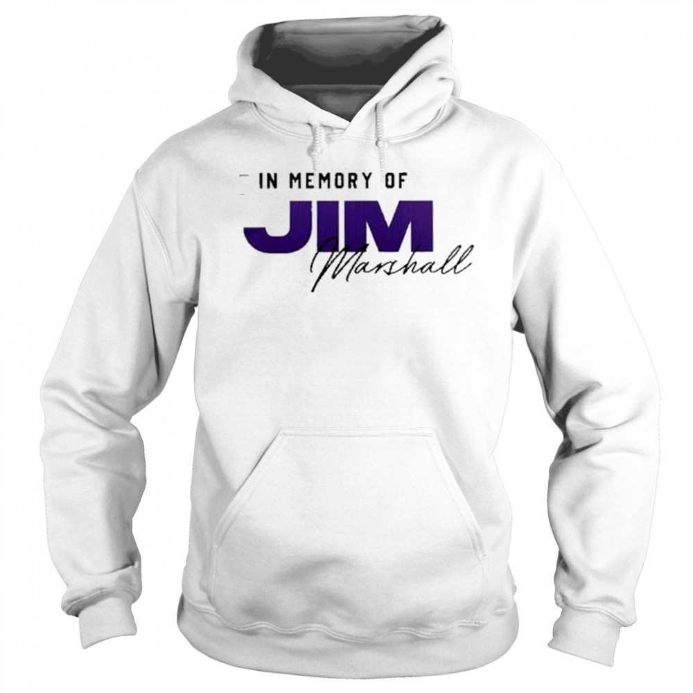 In Memory Of Jim Marshall X Minnesota Vikings 2025 shirt Hoodie