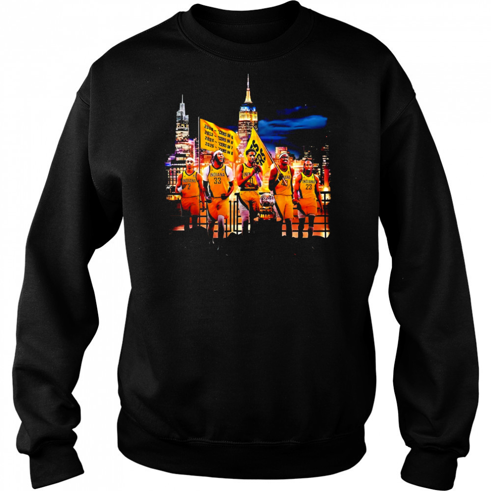 Indiana Pacers 2025 Finals Victory Parade skyline shirt Sweatshirt