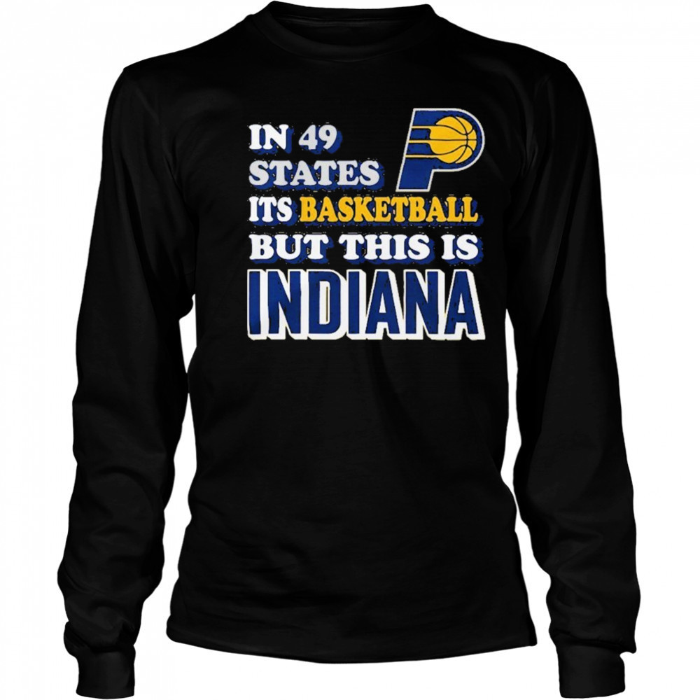 Indiana Pacers Stadium Essentials Unisex Local Oasis T-Shirt Long Sleeved