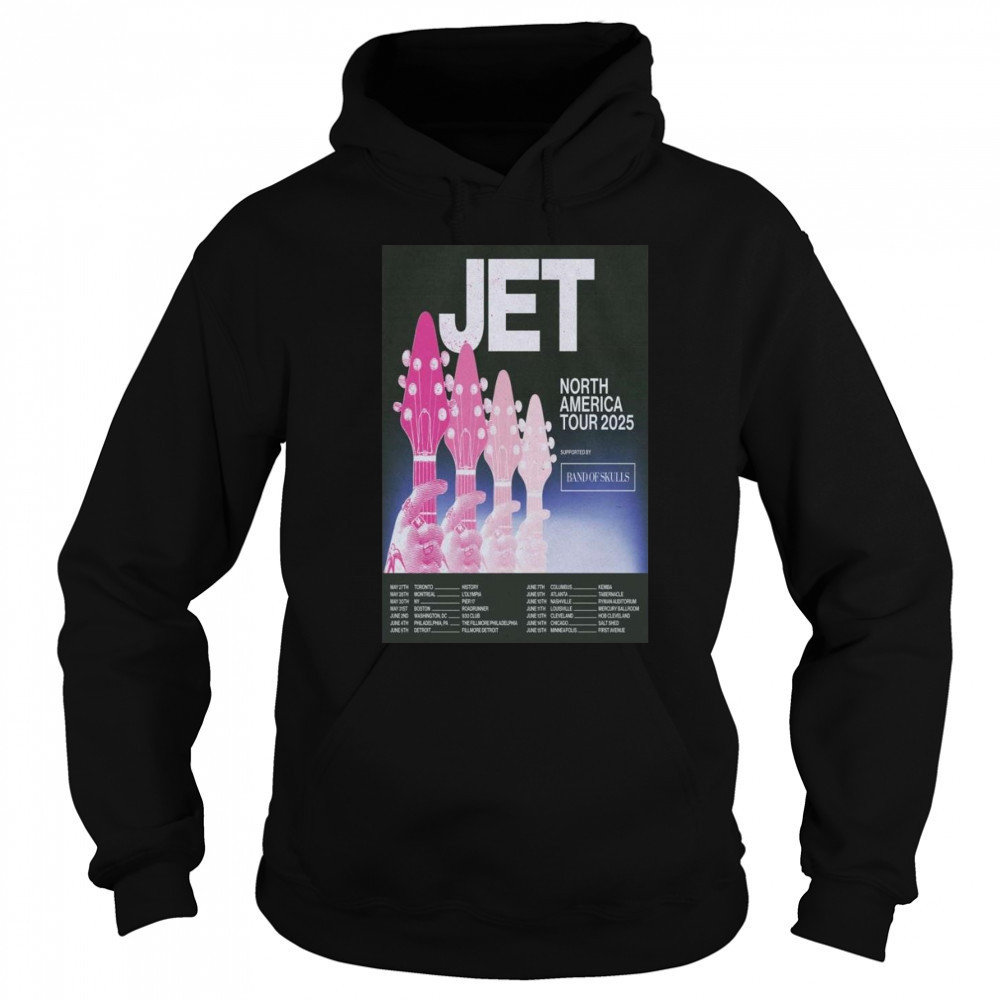 JET Poster North America Tour 2025 Shirt Hoodie