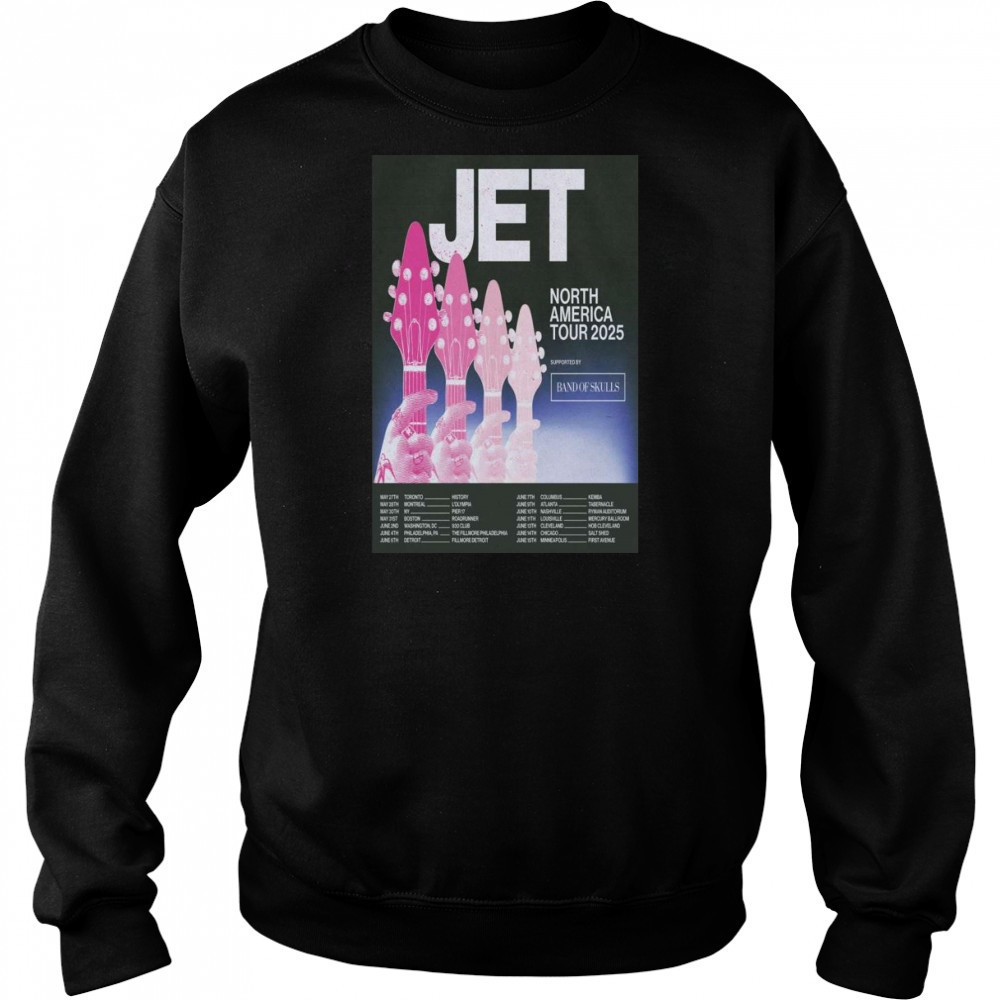 JET Poster North America Tour 2025 Shirt Sweatshirt