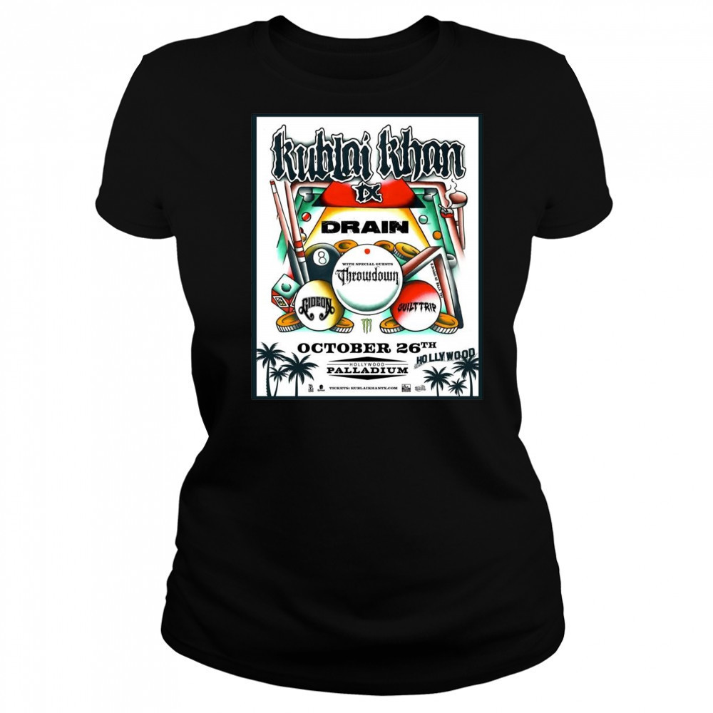 Kublai Khan TX Drain October 26th 2025 Shirt Women's T-shirt