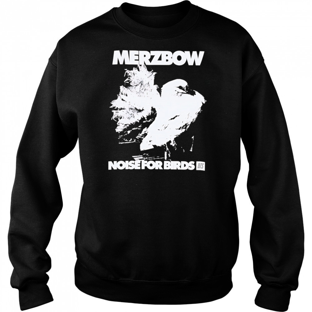 Merzbow noise for birds black white shirt Sweatshirt
