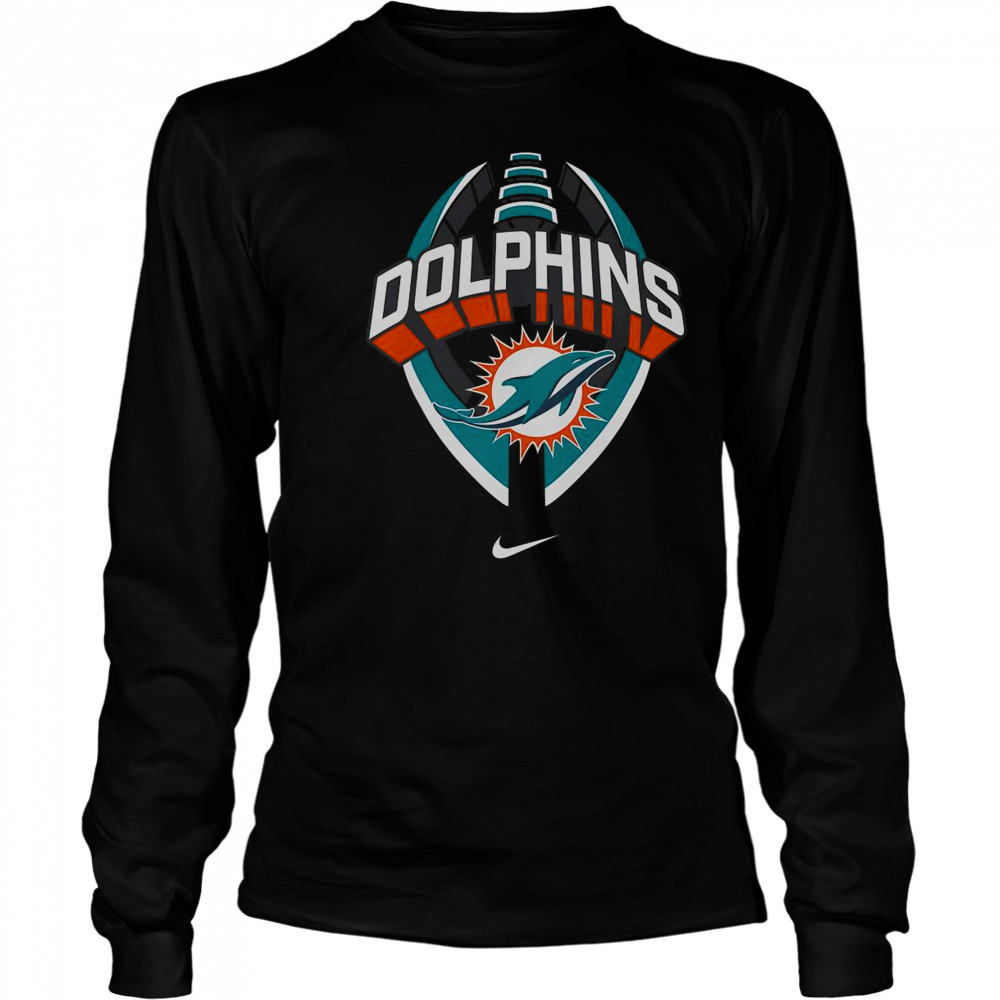 Miami Dolphins Nike Icon Legend T-Shirt Long Sleeved