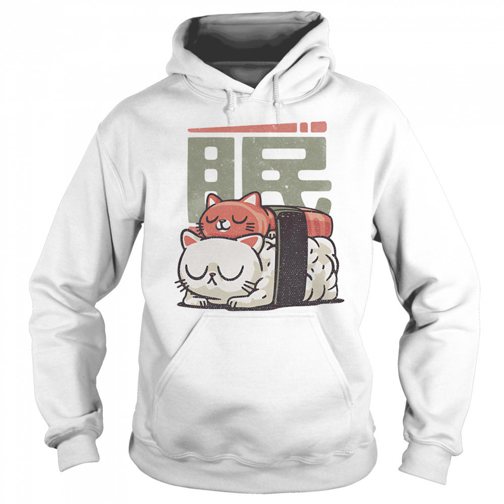 Napgiri cat sleep shirt Hoodie