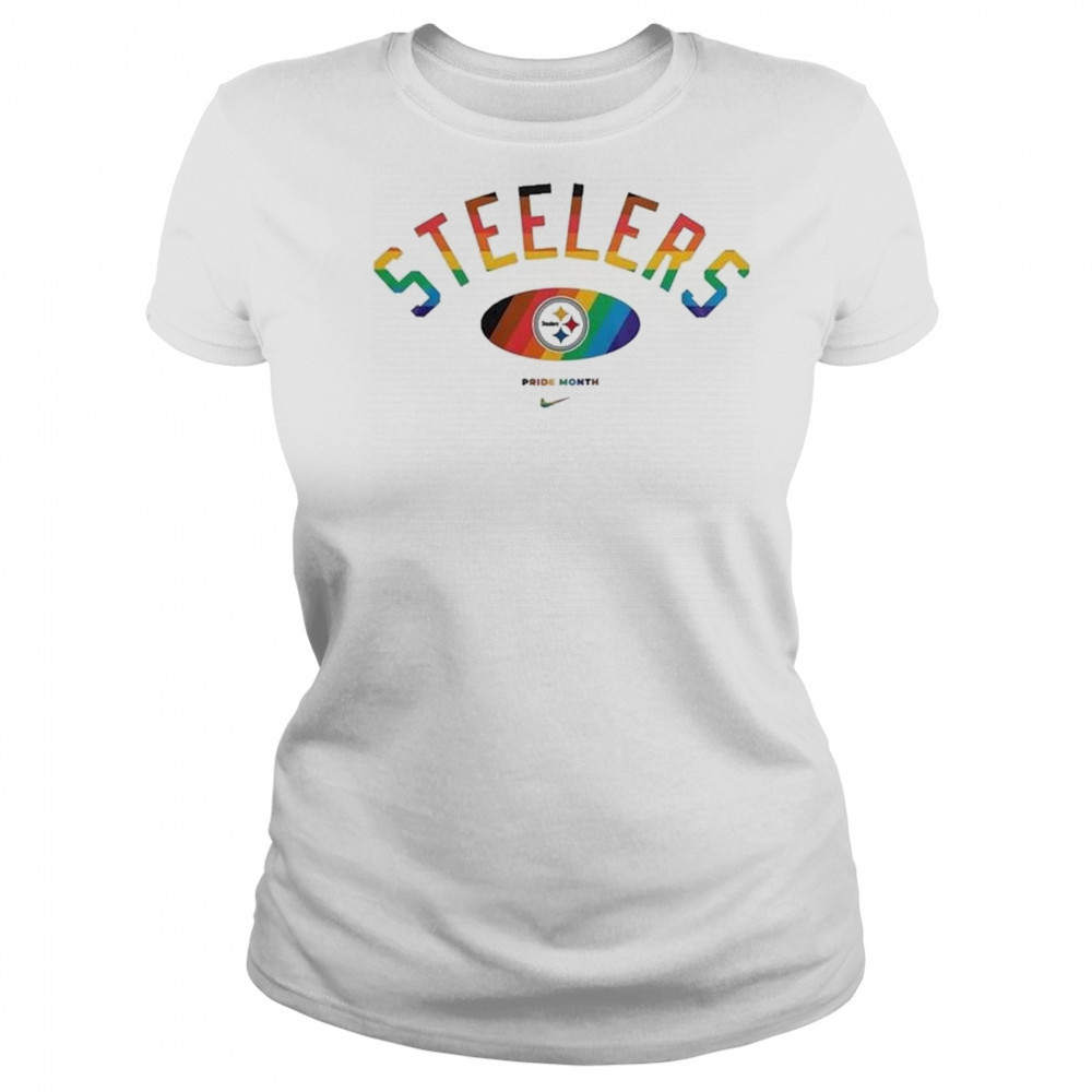 NFL Pittsburgh Steelers x Pride Month Football Accept Understand Love 2025 Shirt Women's T-shirt