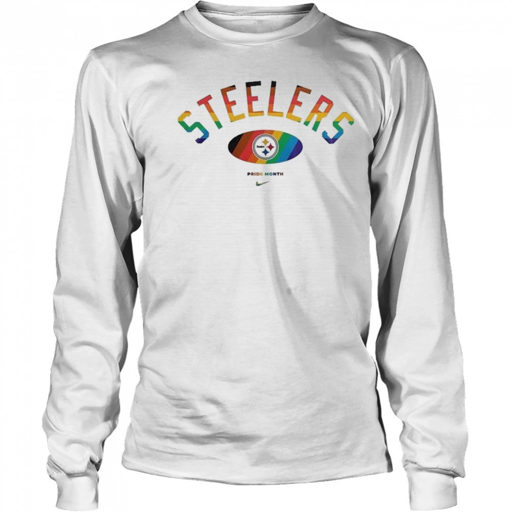 NFL Pittsburgh Steelers x Pride Month Football Accept Understand Love 2025 Shirt Long Sleeved