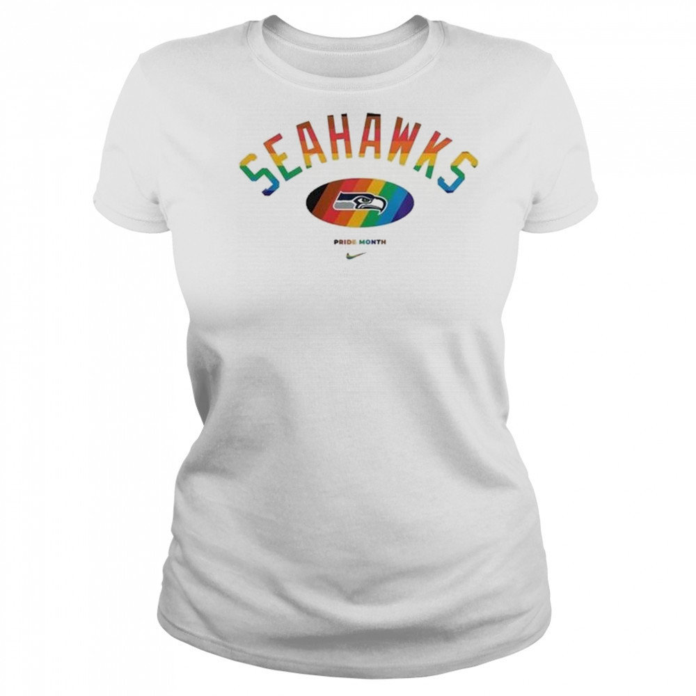 NFL Seattle Seahawks x Pride Month Football Accept Understand Love 2025 Shirt Women's T-shirt