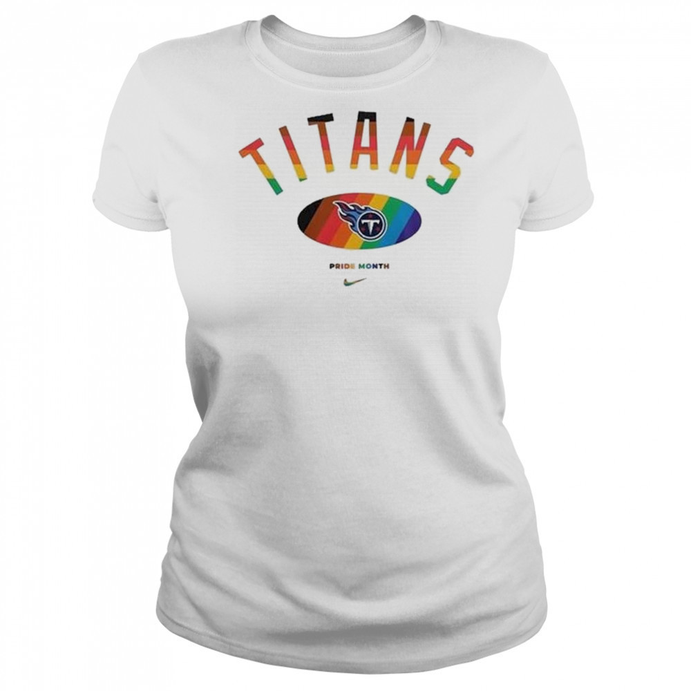 NFL Tennessee Titans x Pride Month Football Accept Understand Love 2025 Shirt Women's T-shirt