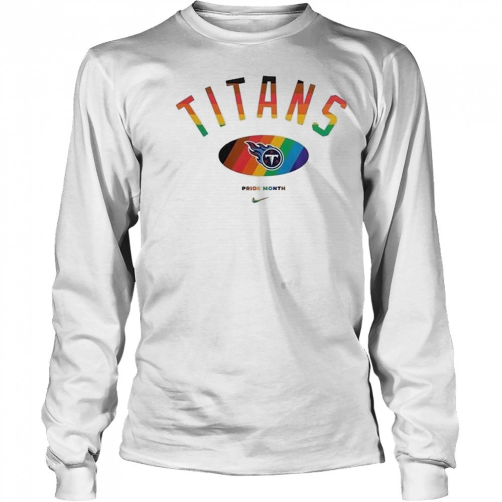 NFL Tennessee Titans x Pride Month Football Accept Understand Love 2025 Shirt Long Sleeved