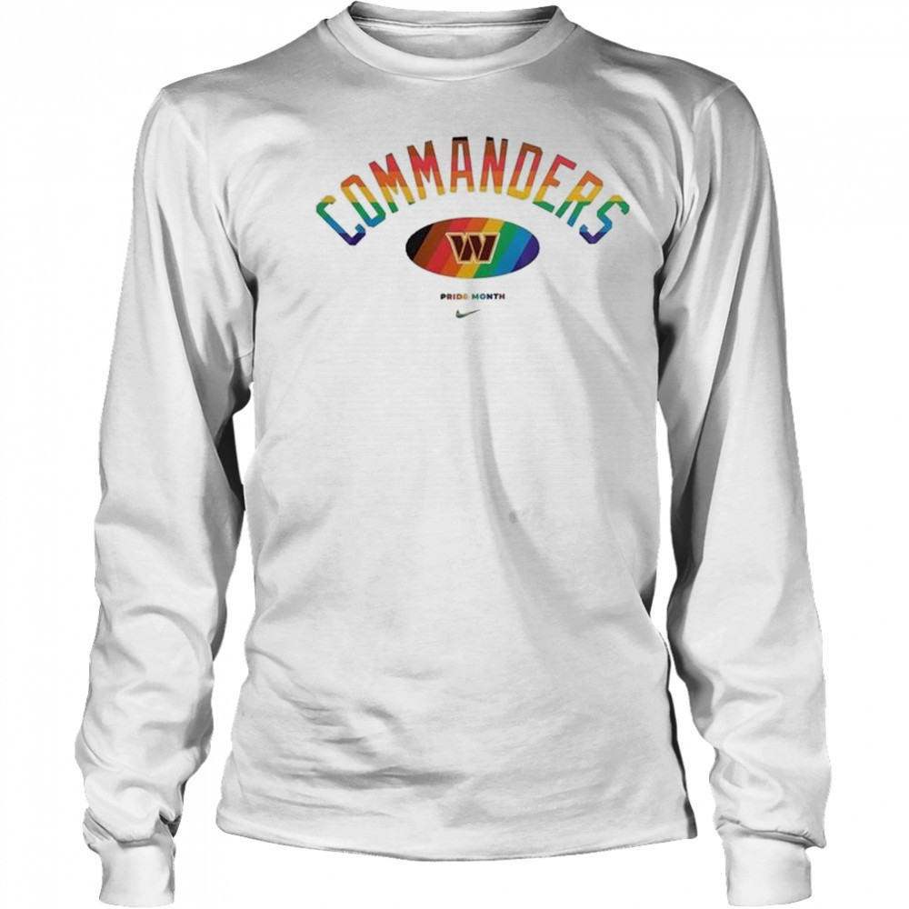 NFL Washington Commanders x Pride Month Football Accept Understand Love 2025 Shirt Long Sleeved