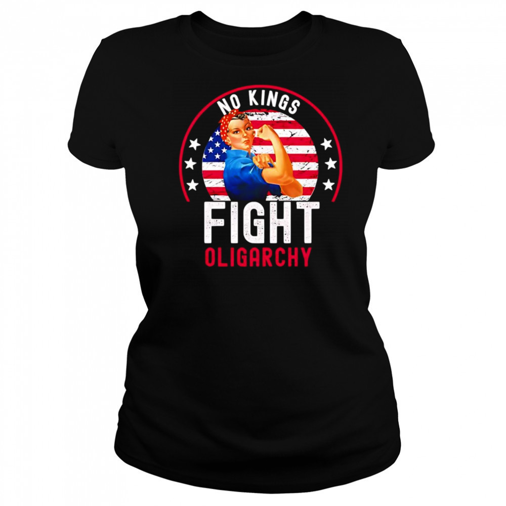 No Kings fight oligarchy shirt Women's T-shirt
