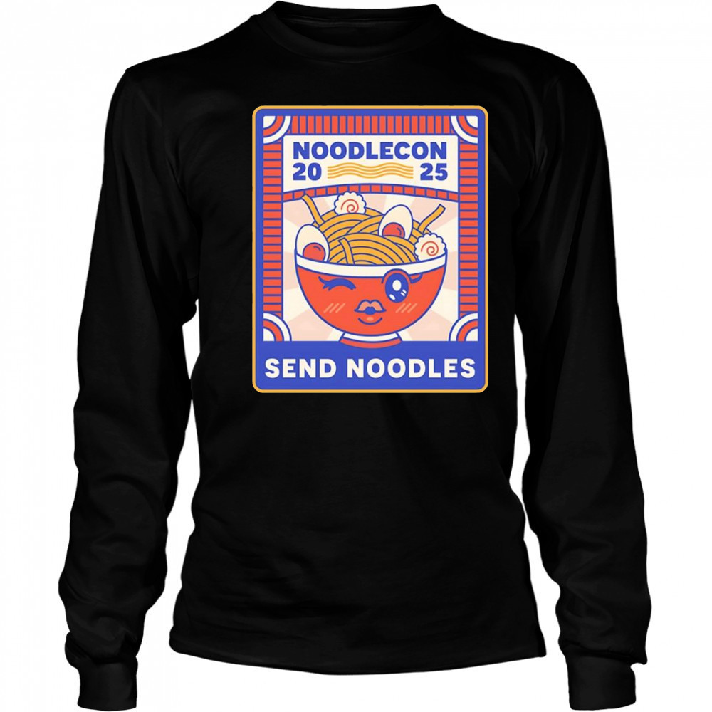 Noodlecon 2025 send noodles shirt Long Sleeved