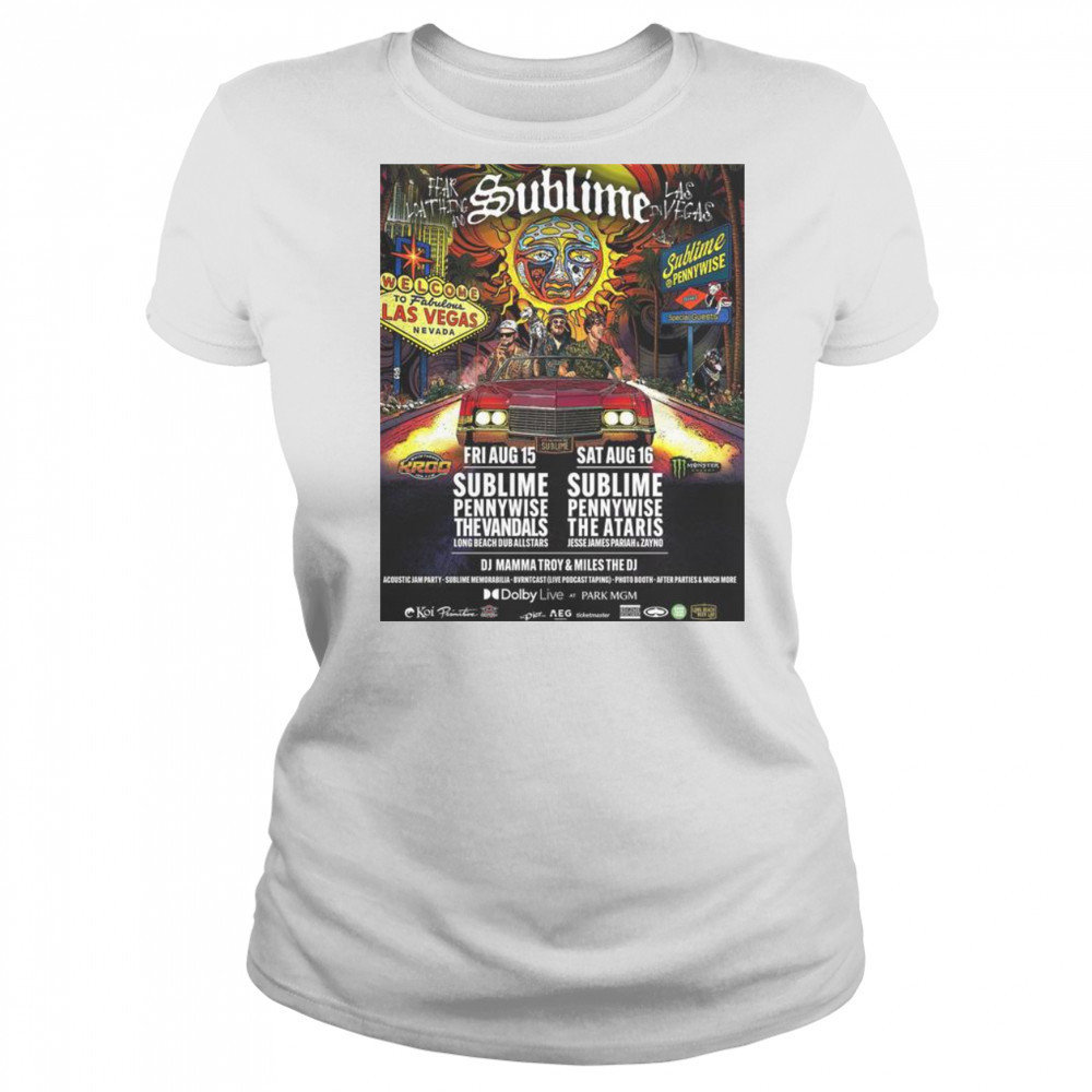 Official Sublime The Dolby Live In Las Vegas Tour August 15 2025 T-Shirt Women's T-shirt