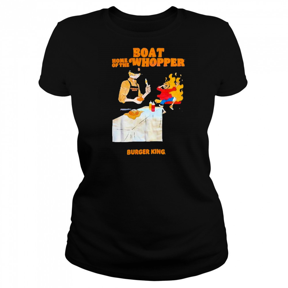 One Piece Burger King Boat Home Of The Whopper shirt Women's T-shirt