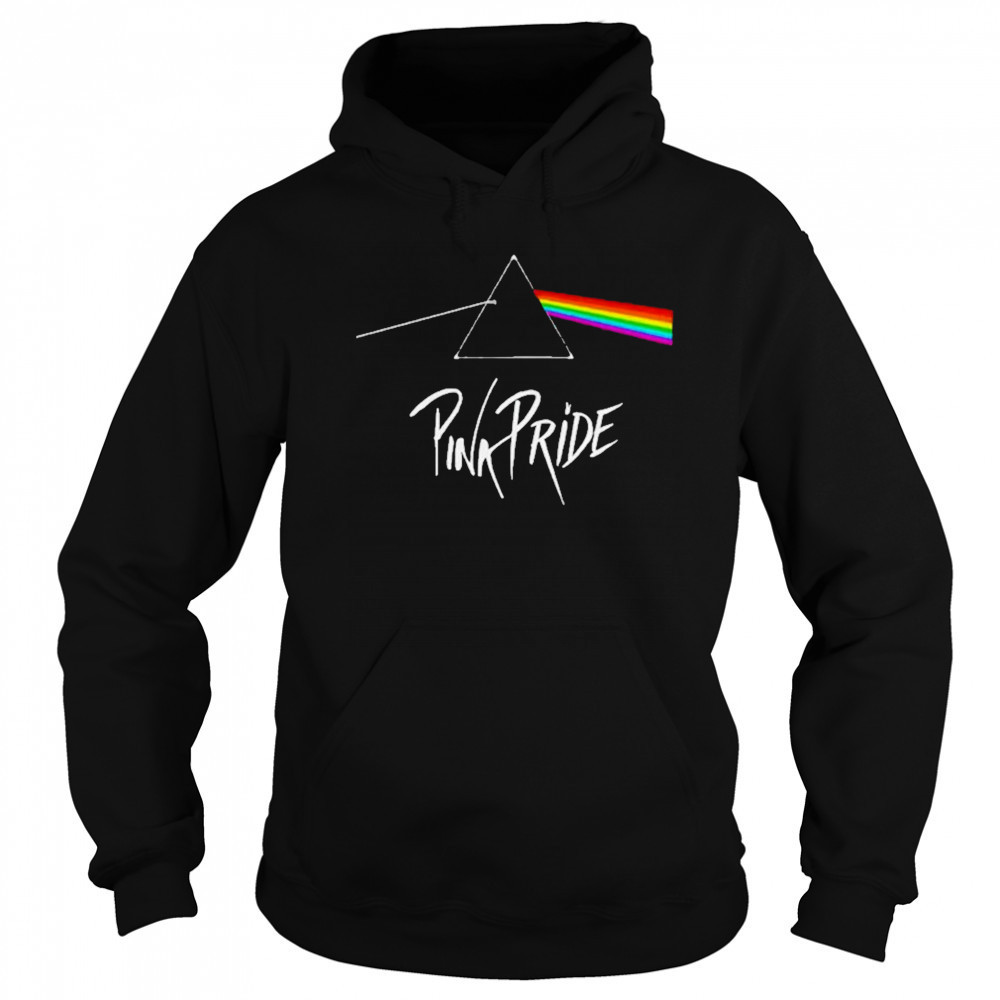 Pink Floyd Inspired Pink Pride Rainbow Pride Month shirt Hoodie