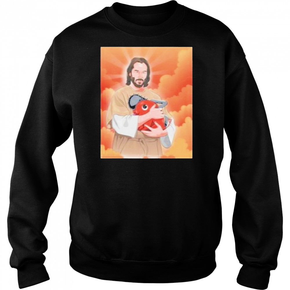 Ryan Colt Levy Keanu And Pochita Saint Wick Shirt Sweatshirt