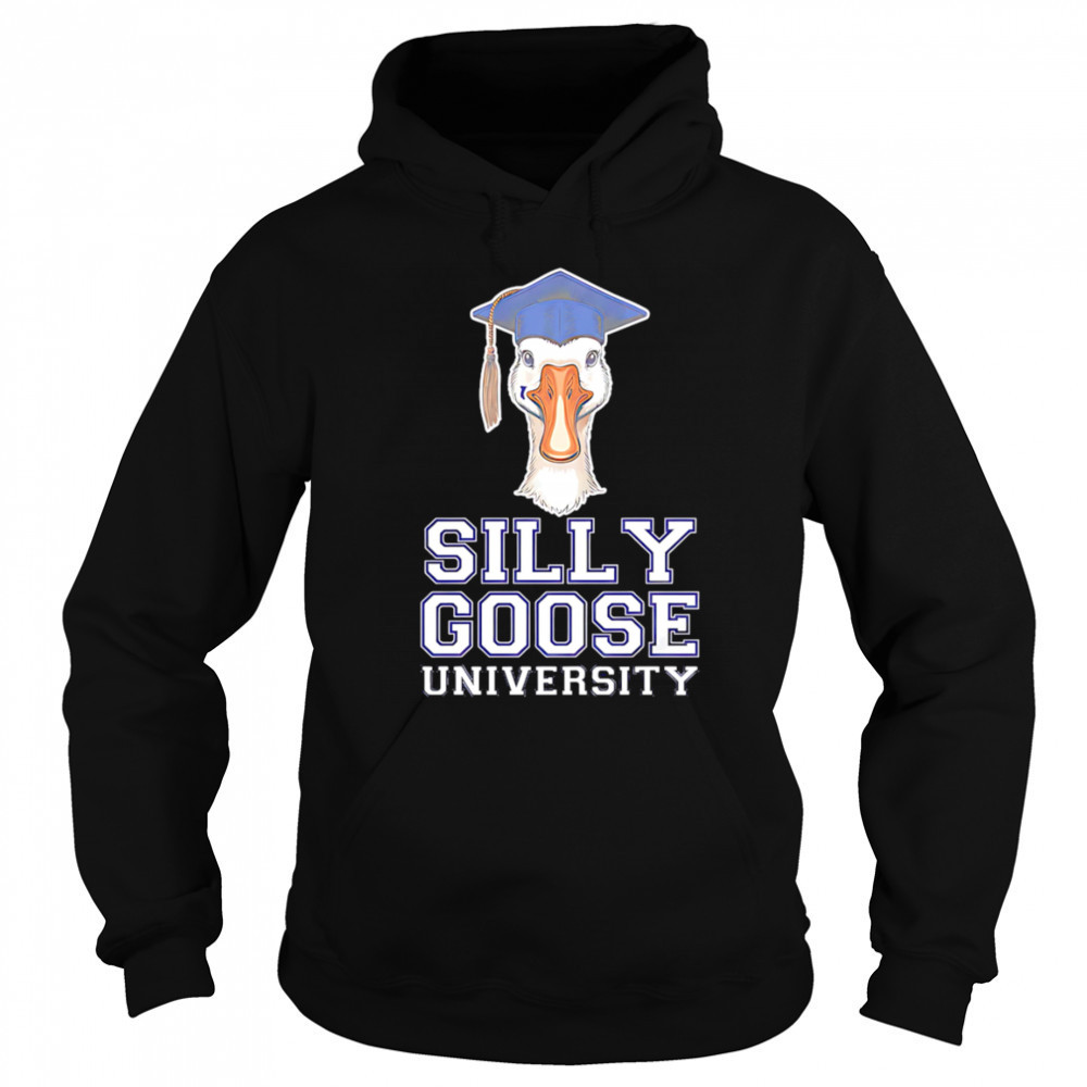 Silly Goose University Duck shirt Hoodie