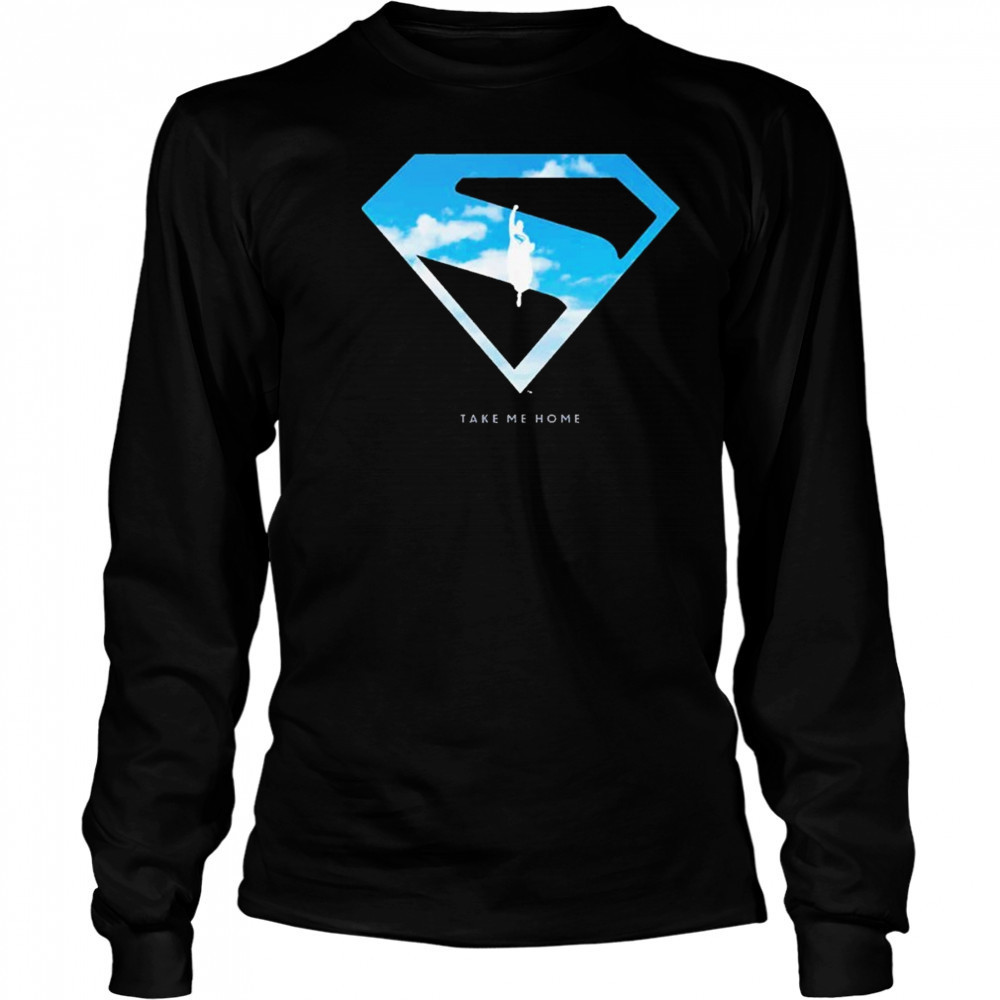 Superman 2025 Movie Collection DC Studios Blue Sky shirt Long Sleeved