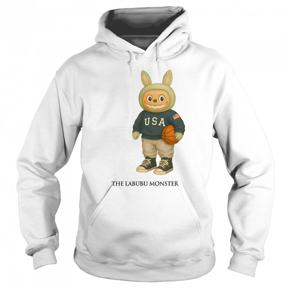 The Labubu monster basketball shirt Hoodie