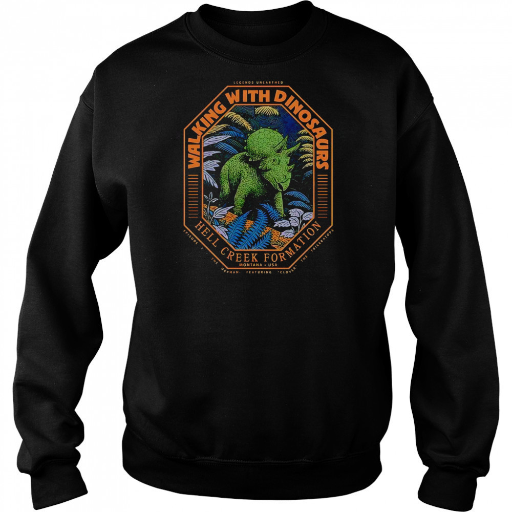 Triceratops walking with dinosaurs shirt Sweatshirt