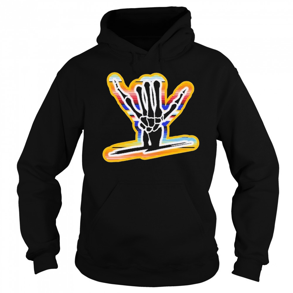 Viva La Shred Skeleton T-shirt Hoodie