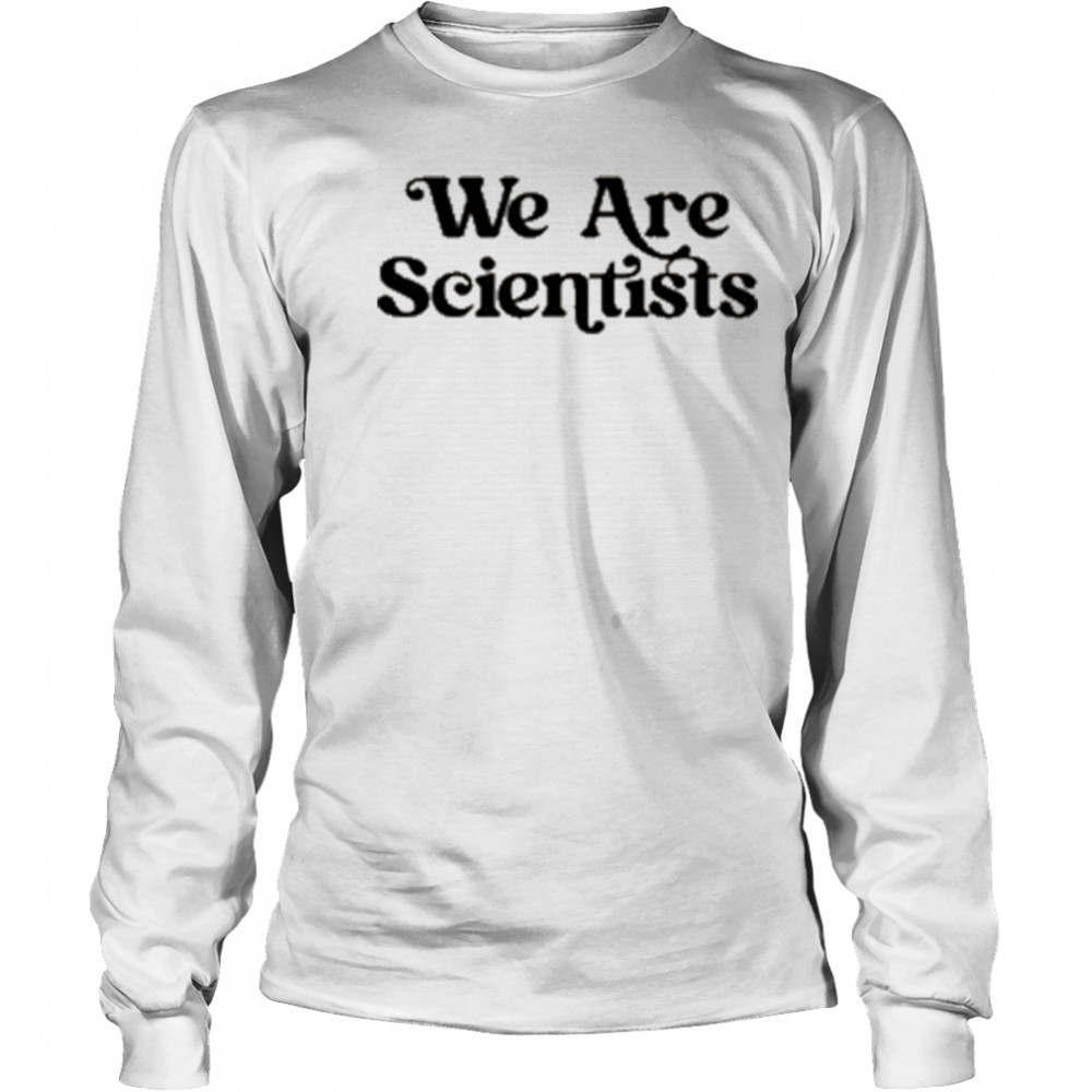 We Are Scientists Logo T-shirt Long Sleeved
