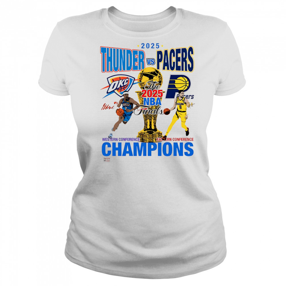 2025 Thunder vs Pacers NBA Finals shirt Women's T-shirt