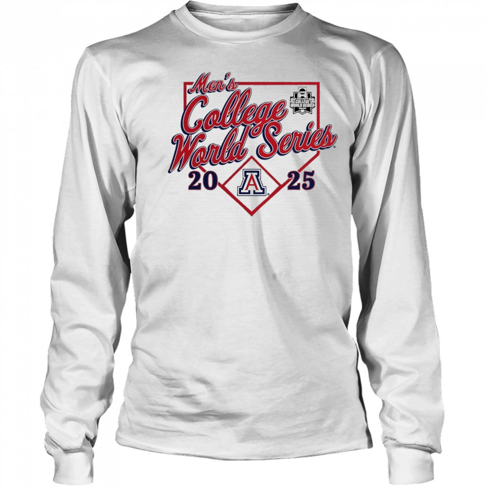 Arizona Wildcats 2025 NCAA Baseball Men’s College World Series Bullpen Ace Shirt Long Sleeved