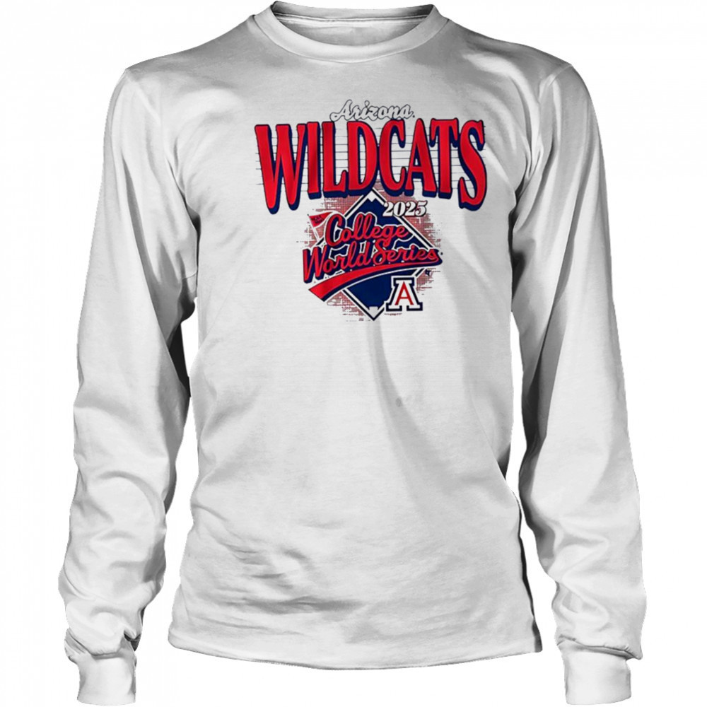 Arizona Wildcats Baseball 2025 College World Series shirt Long Sleeved