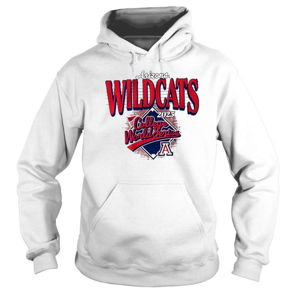 Arizona Wildcats Baseball 2025 College World Series shirt Hoodie
