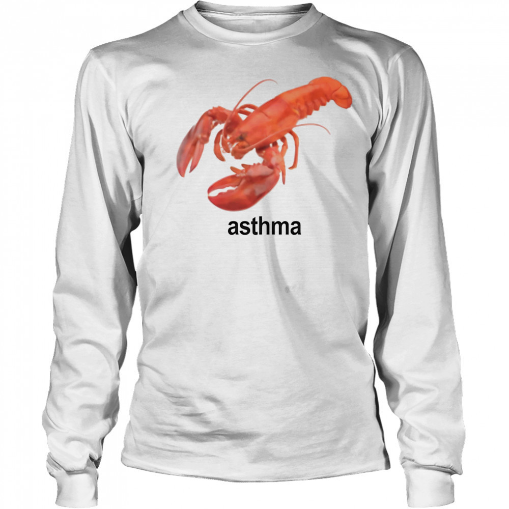 Asthma shrimp shirt Long Sleeved