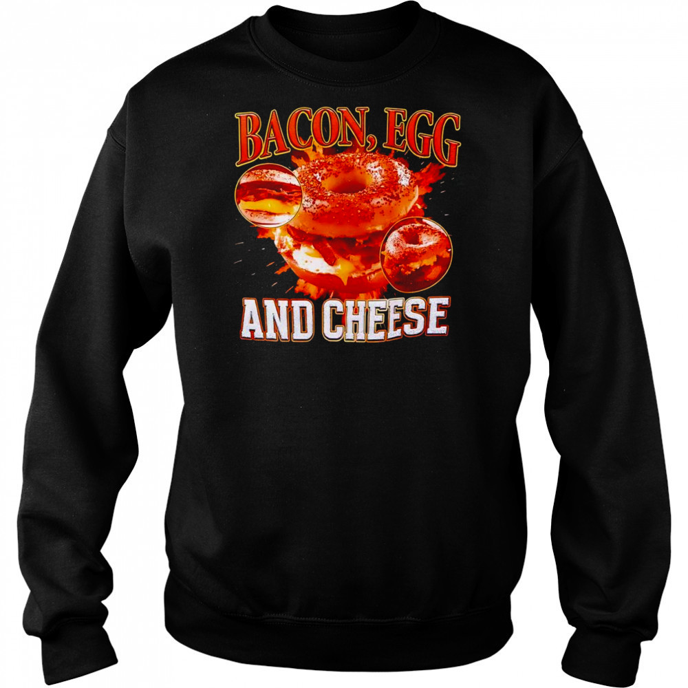 Bacon egg and cheese retro shirt Sweatshirt