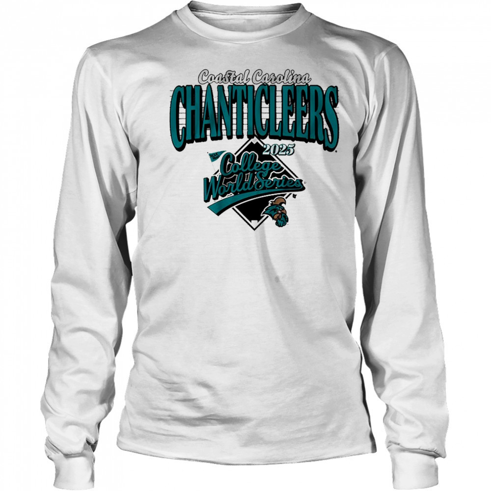 Coastal Carolina Baseball 2025 College World Series Shirt Long Sleeved