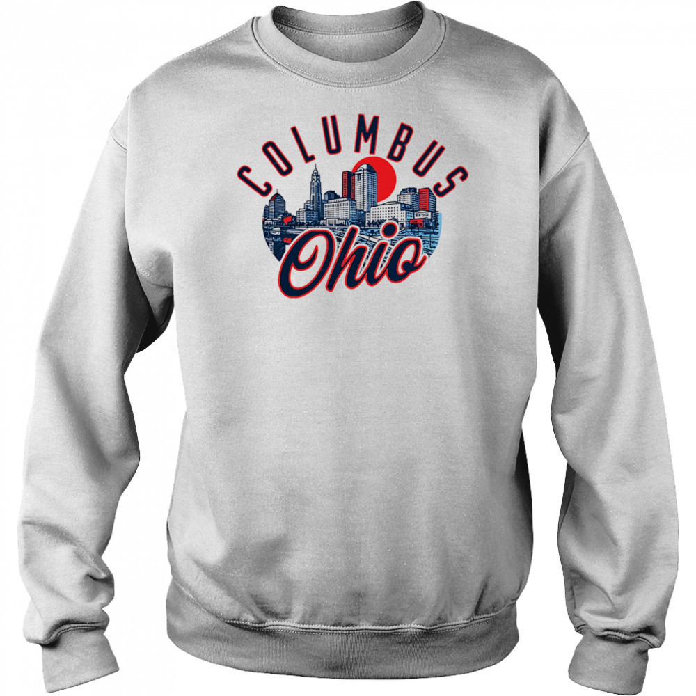 Columbus Ohio Skyline Sunset shirt Sweatshirt