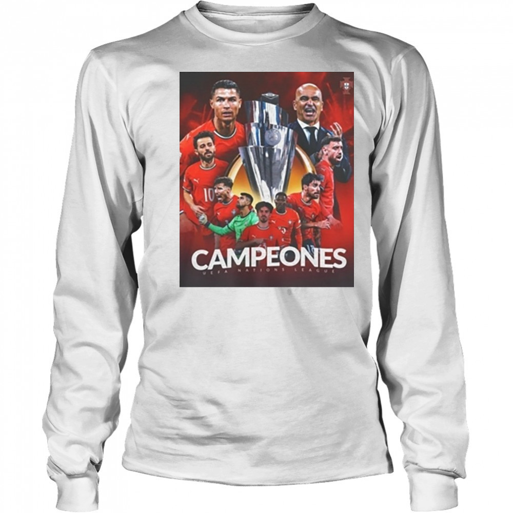 Cristiano Ronaldo Portugal Uefa Nations League 2025 Shirt Long Sleeved