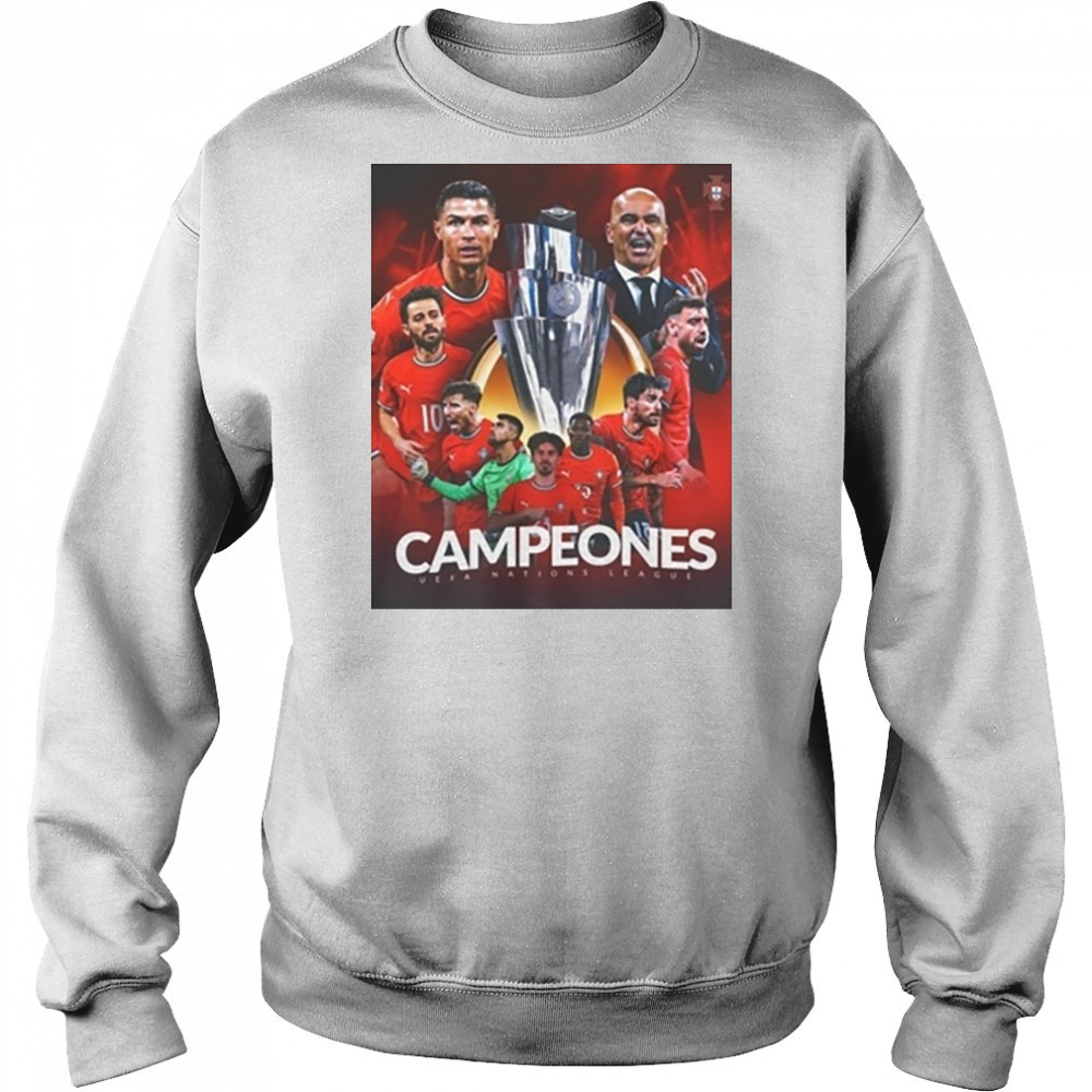 Cristiano Ronaldo Portugal Uefa Nations League 2025 Shirt Sweatshirt