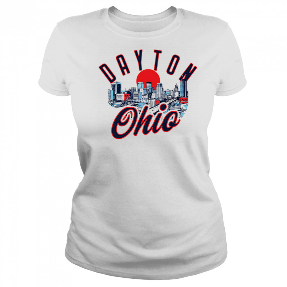 Dayton Ohio Skyline sunset shirt Women's T-shirt