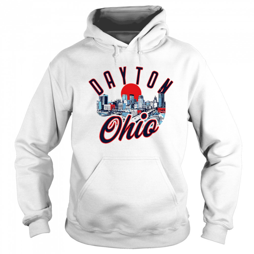 Dayton Ohio Skyline sunset shirt Hoodie