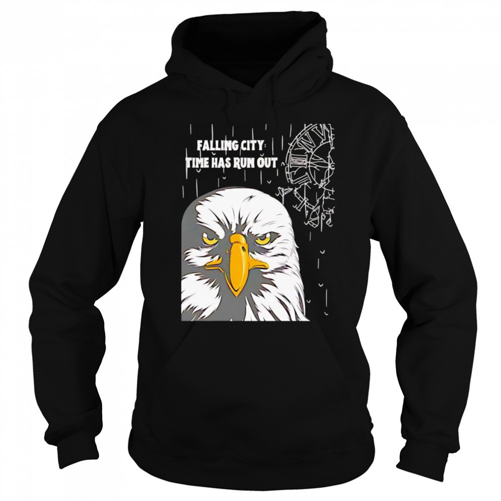 Falling city time has run out shirt Hoodie