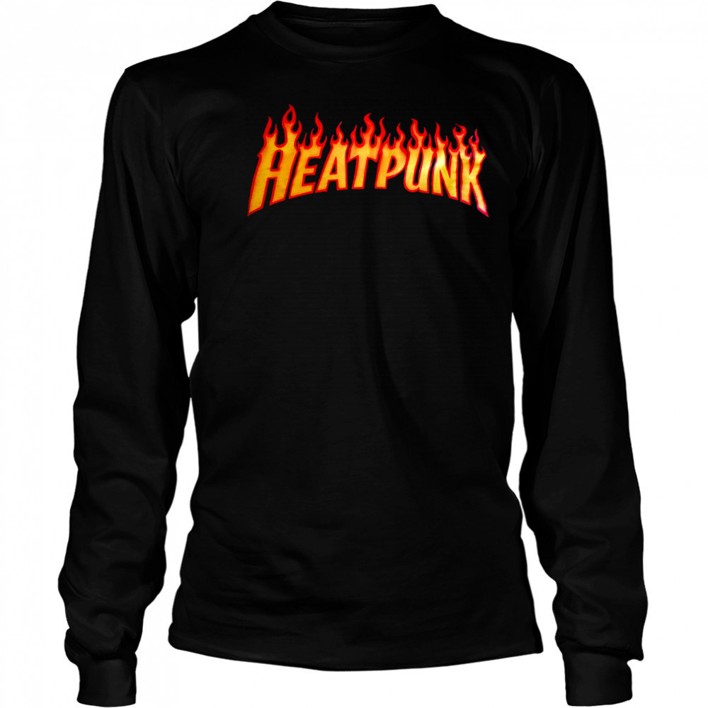 Heatpunk burning shirt Long Sleeved