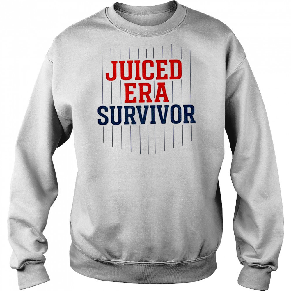 Juiced Era survivor baseball fan funny shirt Sweatshirt