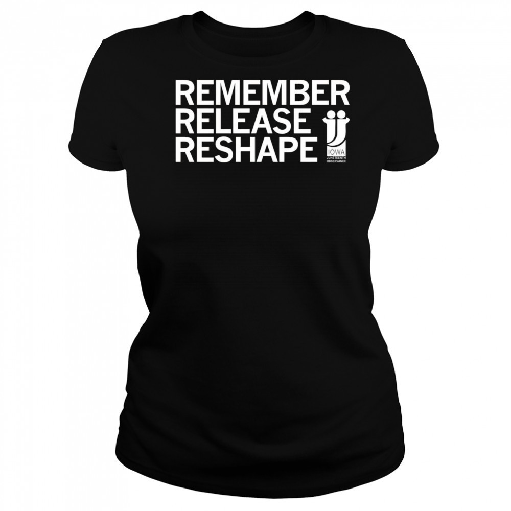 Juneteenth Remember Release Reshape shirt Women's T-shirt