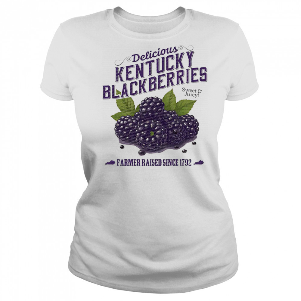 Kentucky Blackberries farmer raised since 1792 shirt Women's T-shirt