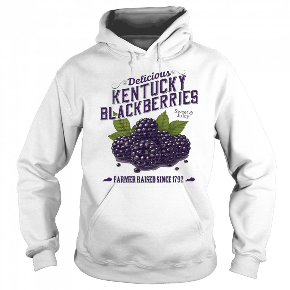 Kentucky Blackberries farmer raised since 1792 shirt Hoodie