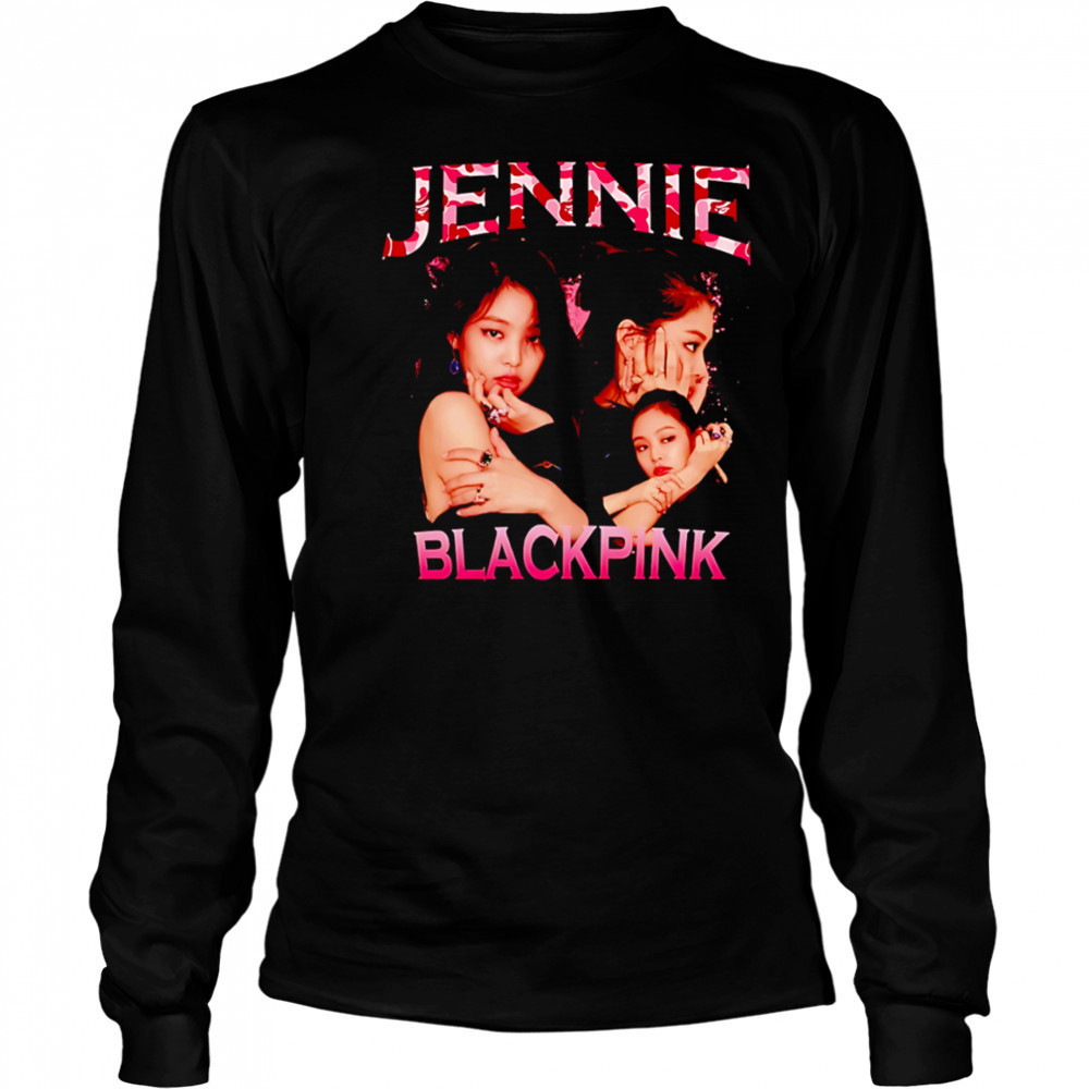 Kpop Jennie Blackpink shirt Long Sleeved