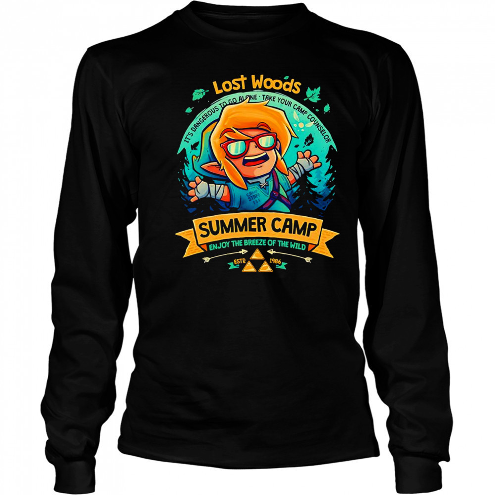 Lost Woods summer camp enjoy the Breeze of the Wild shirt Long Sleeved