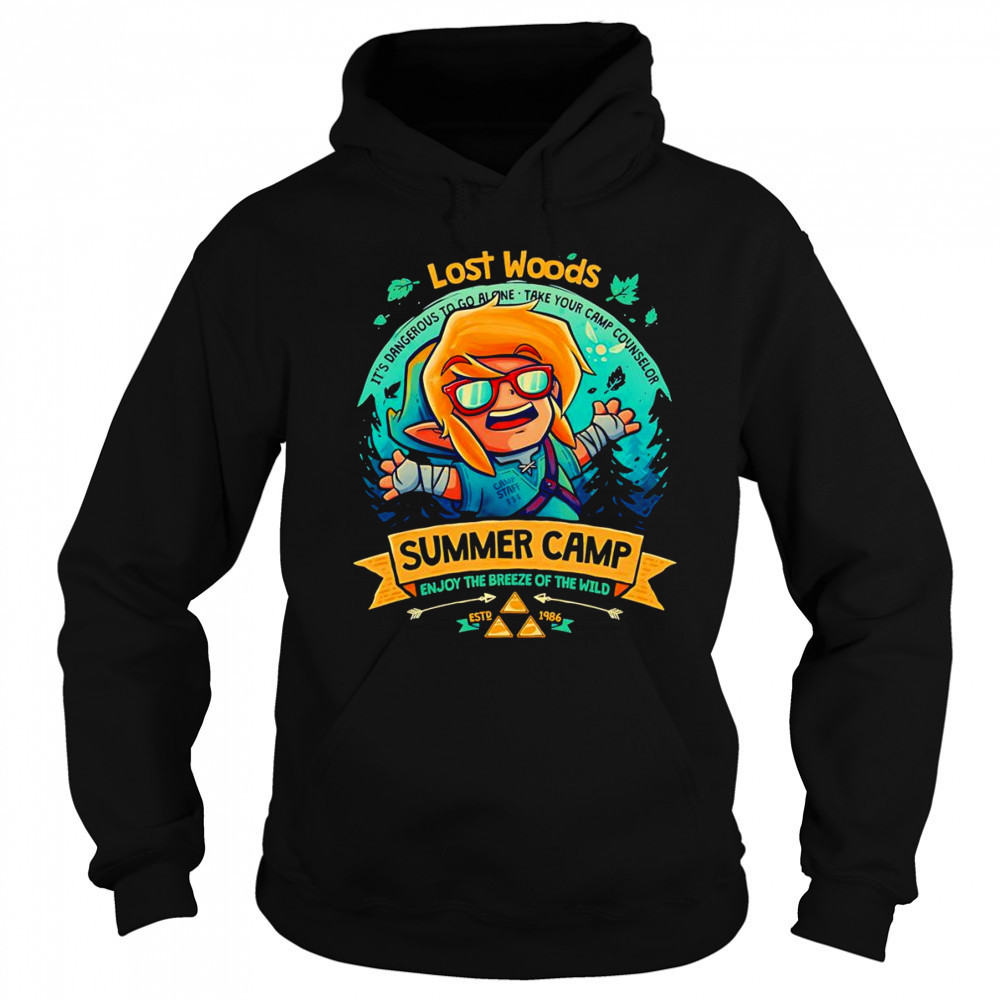 Lost Woods summer camp enjoy the Breeze of the Wild shirt Hoodie